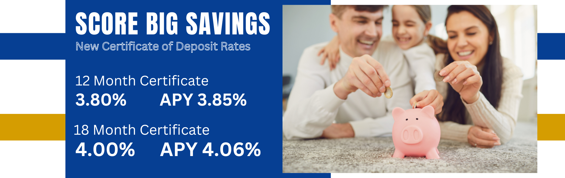 CERTIIFICATE RATES